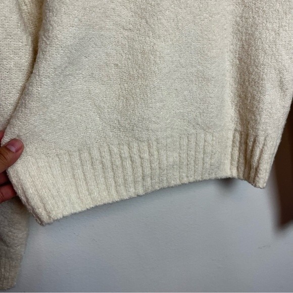 Everlane Cream Wool Blend Crewneck Sweater Size S Women - Picture 9 of 9